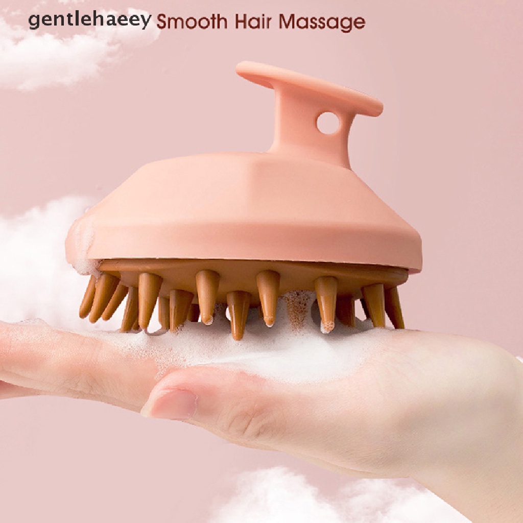 Bàn Chải Tắm Massage Da Đầu Bằng Silicone