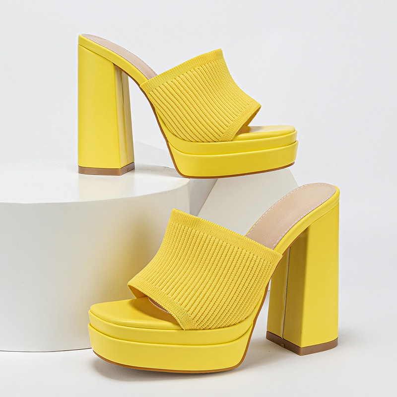 Sandal Cao Gót 12cm Hở Ngón Thiết Kế Mới Thời Trang Mùa Hè Theo Phong Cách Châu Âu Cho Nữ