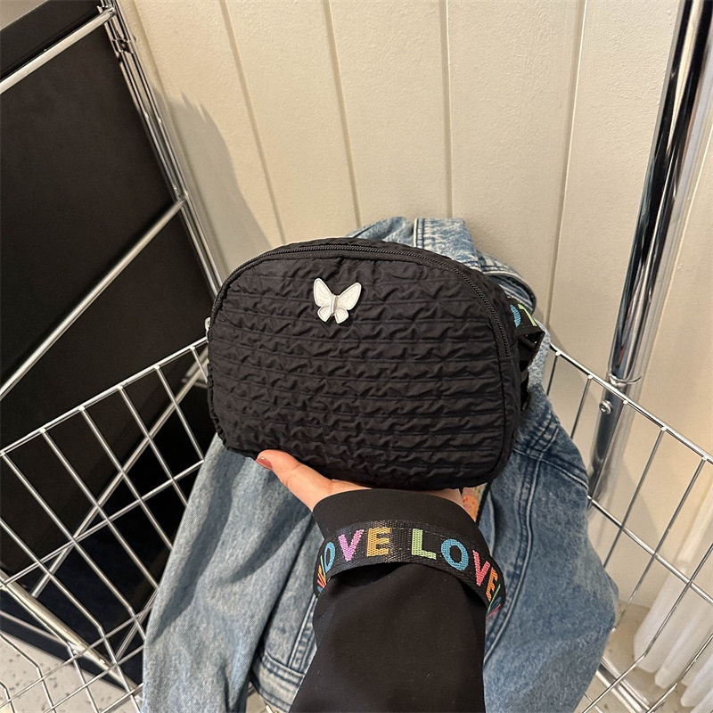 Ba Lô Nylon Màu Trơn Đơn Giản Thời Trang Mùa Xuân Hàn Quốc 2023