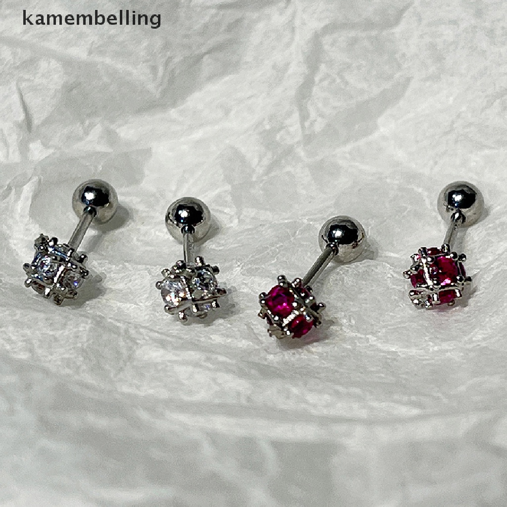 1 Đôi Khuyên Tai Nữ Đính Đá Thời Trang