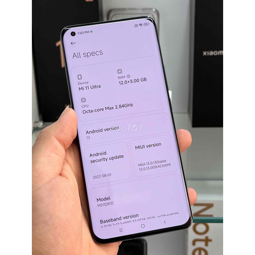 [MÃ DODU001] Điện thoại Xiaomi Mi 11 Ultra (8/256) Hàng chính hãng full hộp cân mọi tựa Game | BigBuy360 - bigbuy360.vn