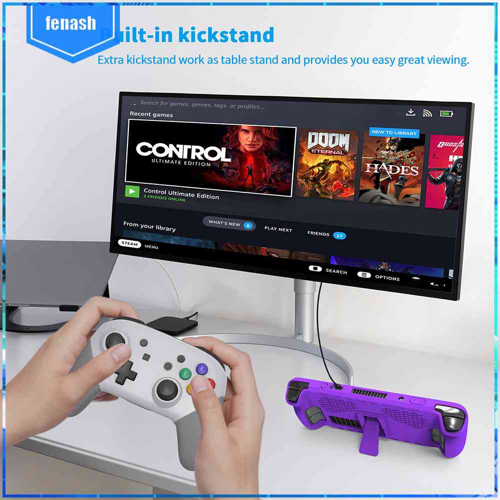 Ốp Bảo Vệ Máy Chơi Game Cầm Tay Kèm Giá Đỡ Tiện Dụng