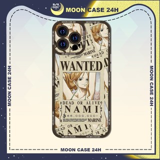 Ốp lưng iphone MOON CASE 24H Truy Nã Nami Anime ip 8/x/xs/xs max/11/12/13/14pro/plus/promax