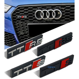 Miếng dán logo trang trí đuôi xe hơi audi tts