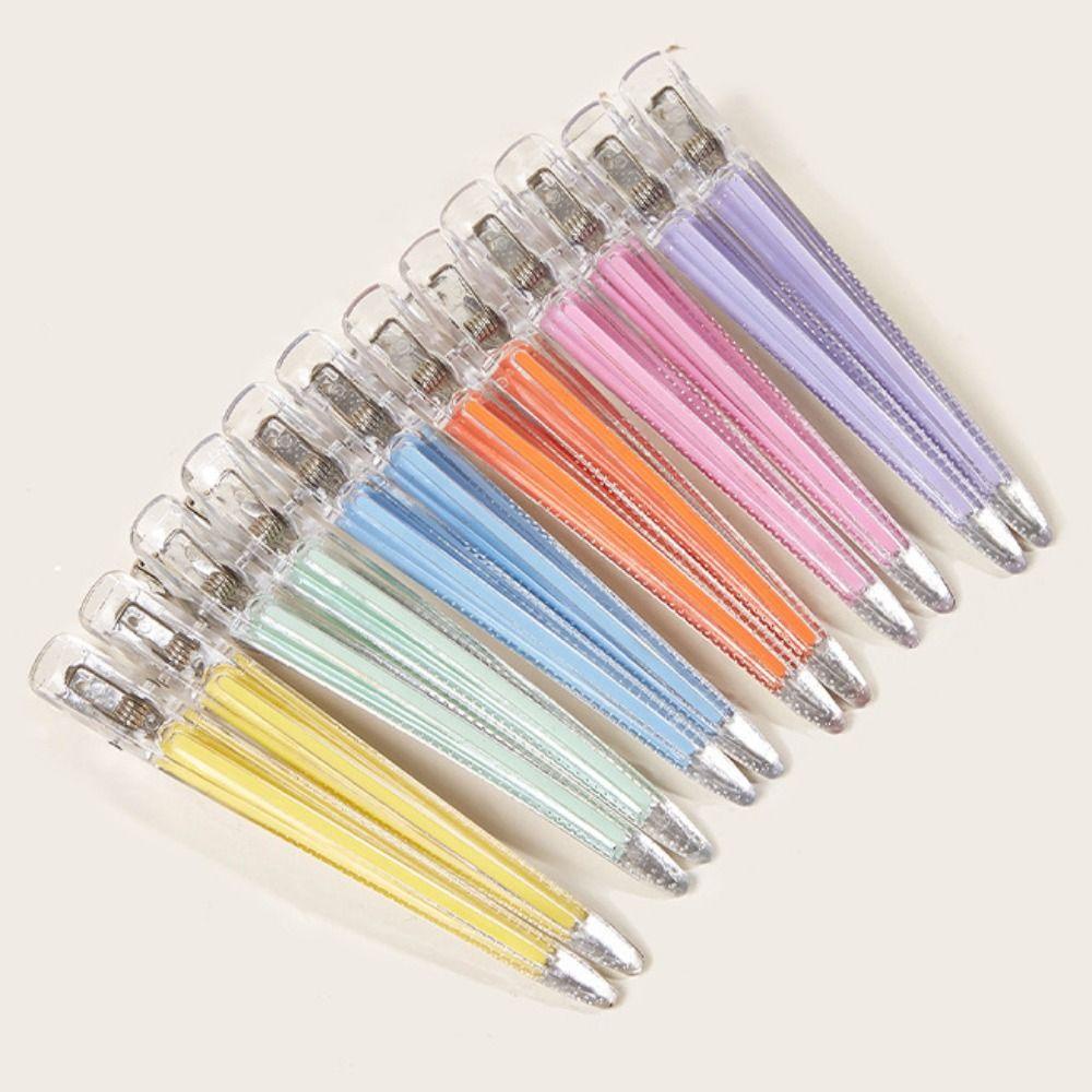 Kẹp Không Để Lại Dấu Vết Trong Suốt Malcom|Kẹp Cố Định Tóc Bằng Nhựa Acrylic Chuyên Dụng Cho Salon