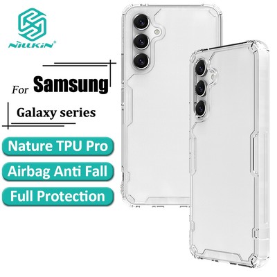 Ốp điện thoại Nillkin Nature Pro cho Samsung Galaxy A57 A56 Vỏ mềm chống sốc trong suốt siêu mỏng