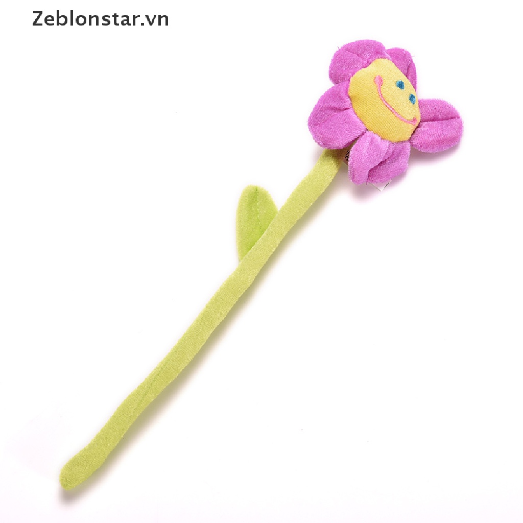 1 X Búp Bê Đồ Chơi Nhồi Bông Hình Hoa Hướng Dương Hoạt Hình Sáng Tạo