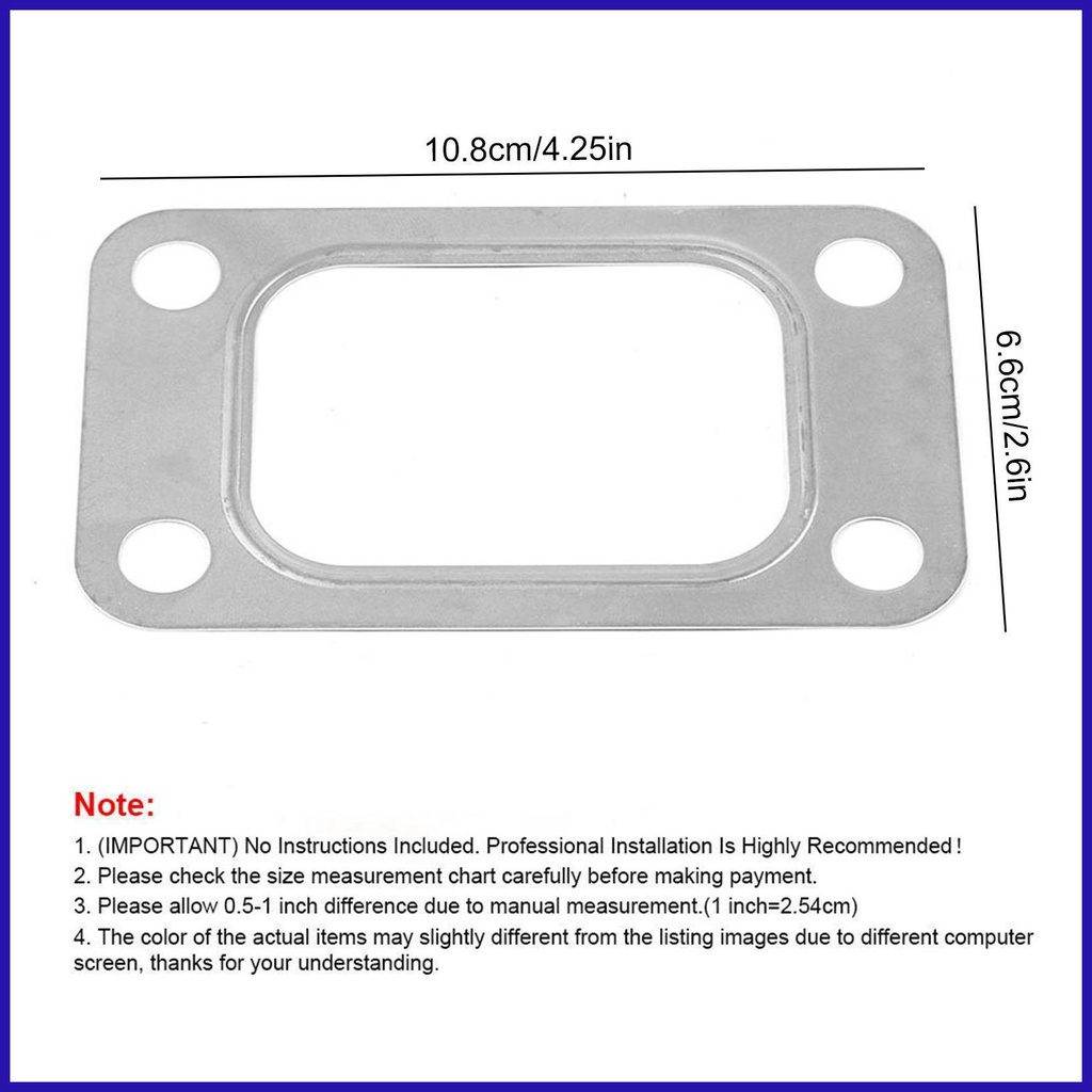 Vòng Đệm Turbo T3 4 Lỗ T3 Bằng Thép Không Gỉ T3 Turbo Open T3 robpvn