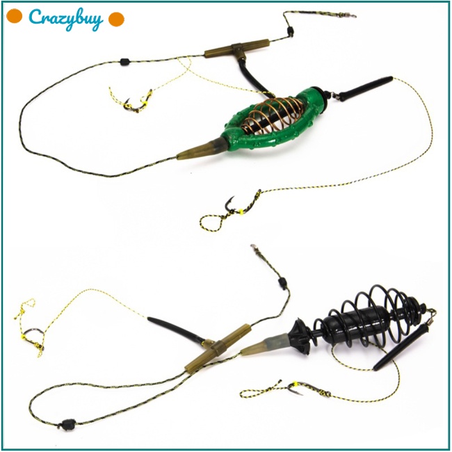 Cr Lồng Giữ Mồi Câu Cá Dạng Lò Xo Dài 30g-60g