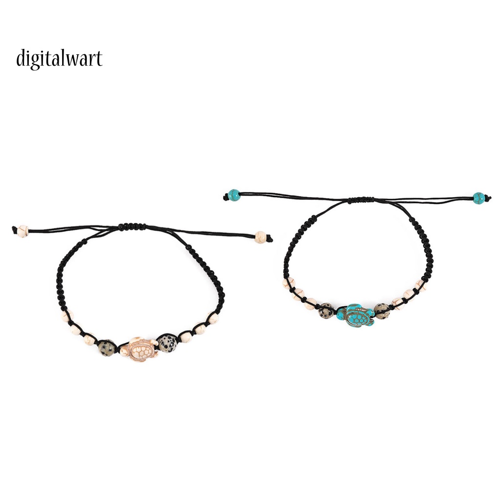 Kỹ Thuật Số| Set 2 Vòng Tay Xâu Hạt Đá Phong Cách Bohemian Có Thể Điều Chỉnh