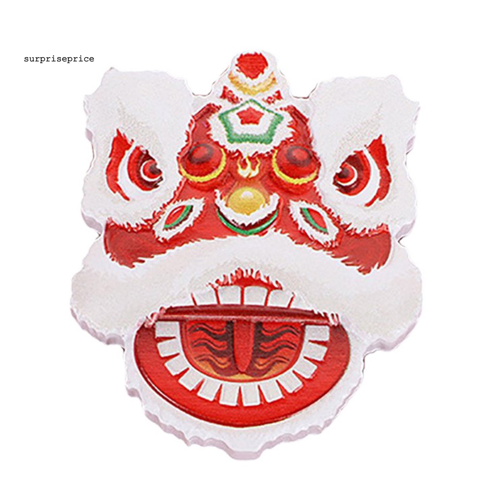 Nam Châm Hít Tủ Lạnh Bằng Nhựa Resin Dễ Thương Sáng Tạo Phong Cách Trung Hoa