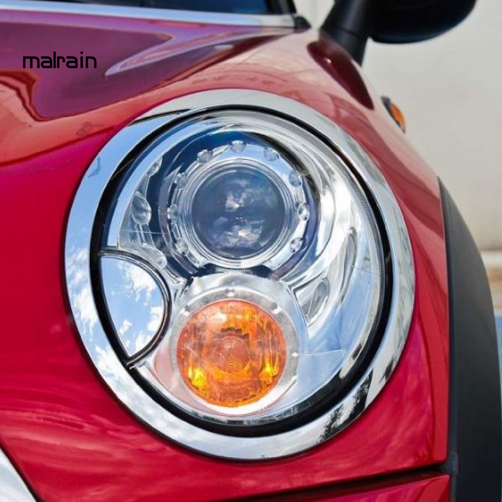 Ốp Đèn Pha Trái Phải Trong Suốt Chống Nước Thay Thế Cho Xe Hơi 1305630537 1305630538 63127270024 Ốp Bảo Vệ Chìa Khóa Xe Hơi BMW MINI R56 07-15