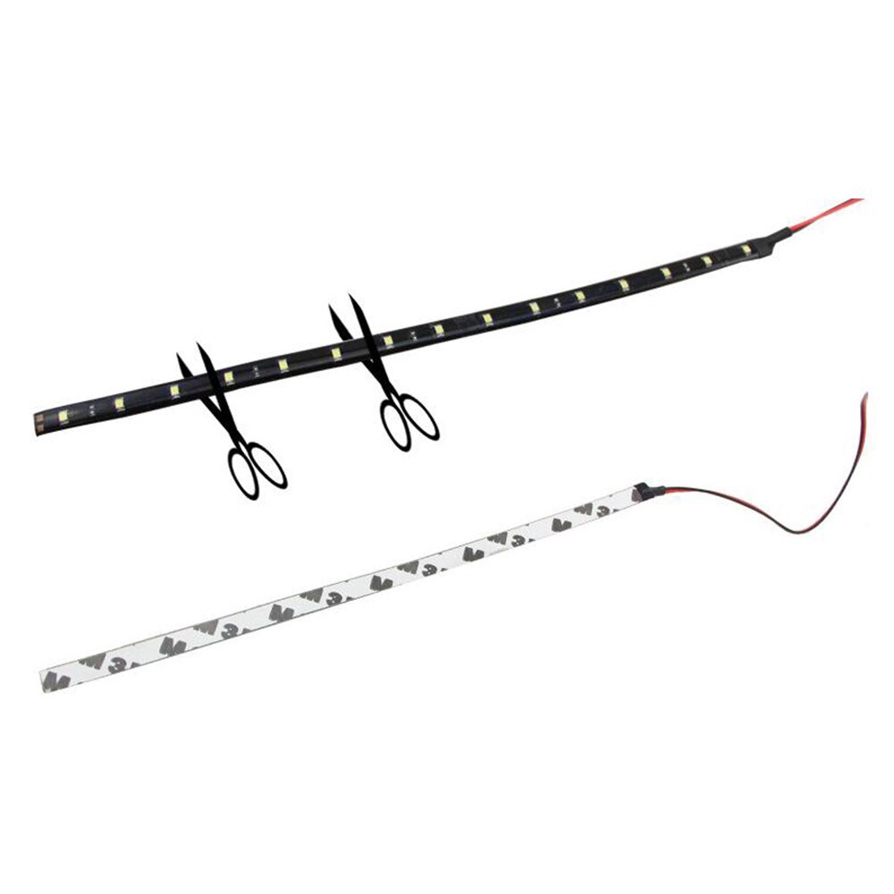 1 Máy Tính Chống Nước Cho Xe Hơi Tự Động Trang Trí Đèn LED Dẻo Dây 12V 30Cm 15SMD Đèn LED Xe Hơi Chạy Ban Ngày ánh Sáng Xe Ô Tô Dây Đèn LED Ánh Sáng