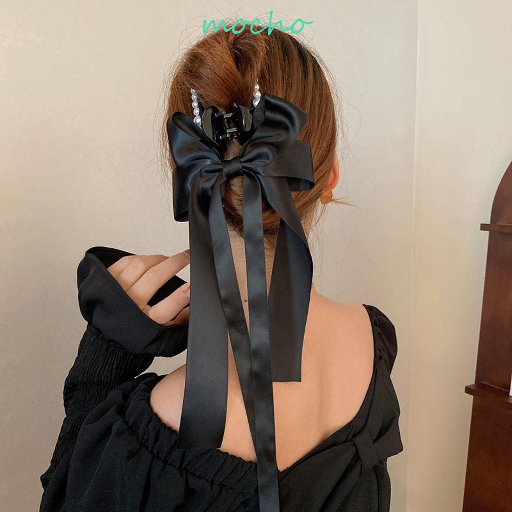 Kẹp Tóc Nơ / Cá Mập Cỡ Lớn Phong Cách Hàn Quốc Thời Trang Cho Nữ