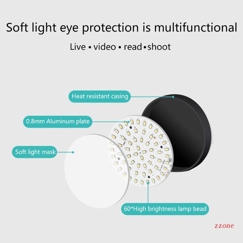 1 Khung Kẹp Đèn Tròn 4 Inch Dùng Cho Live Fill Light