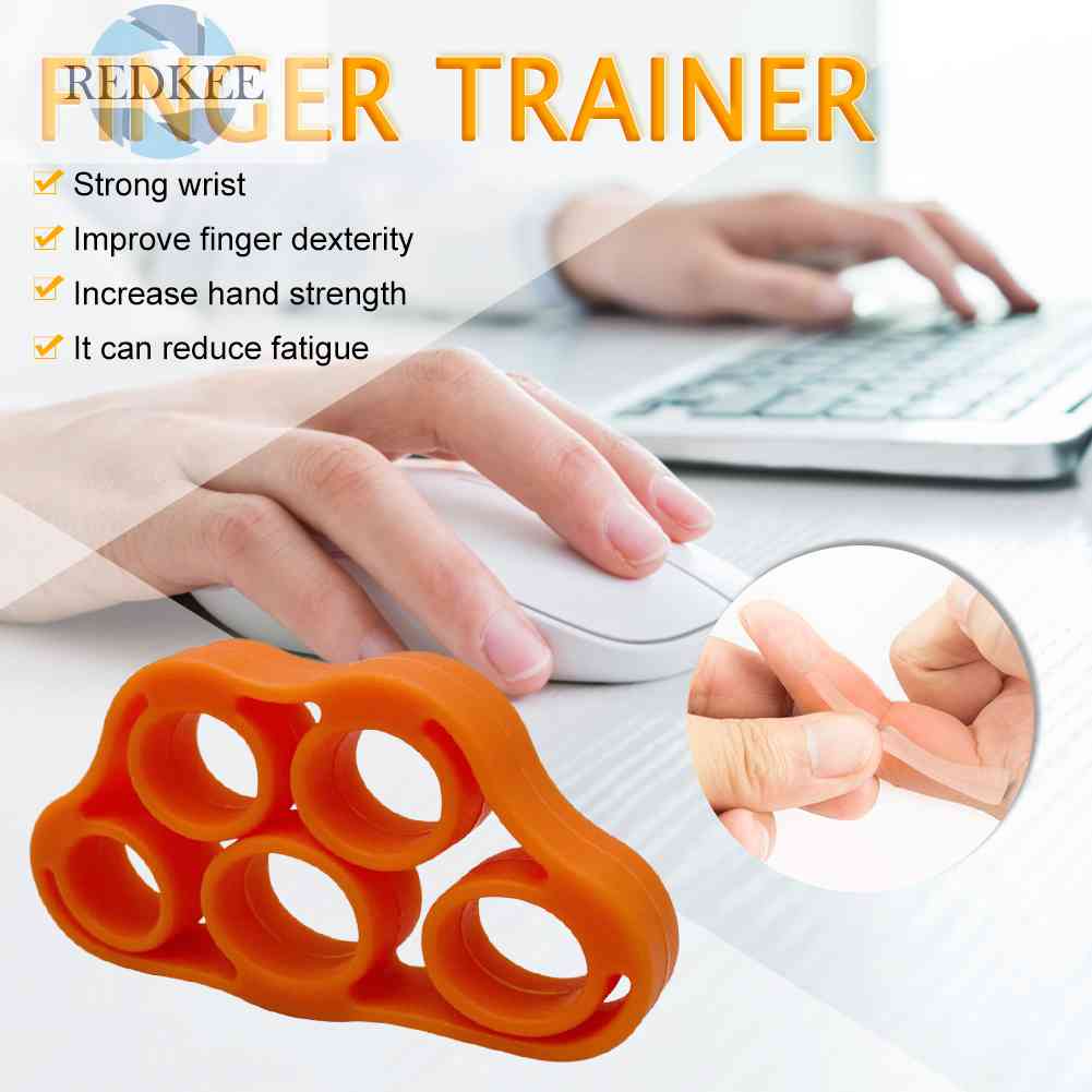 Dụng Cụ Nới Rộng Ngón Tay 5 Ngón Bằng Silicone Di Động Hỗ Trợ Luyện Tập Gym