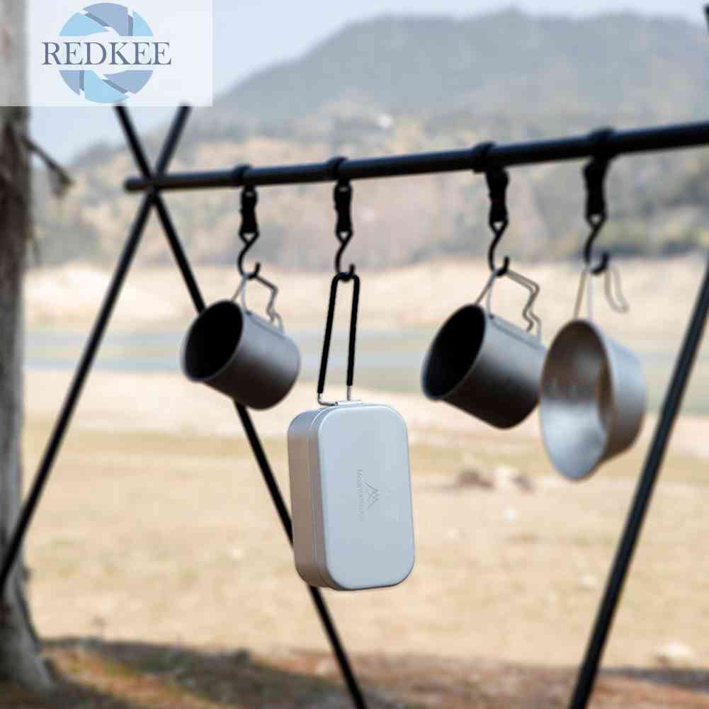 Hộp Đựng Thức Ăn Trưa 650ml Bằng Hợp Kim Nhôm Tiện Dụng Mang Theo Du Lịch Cắm Trại