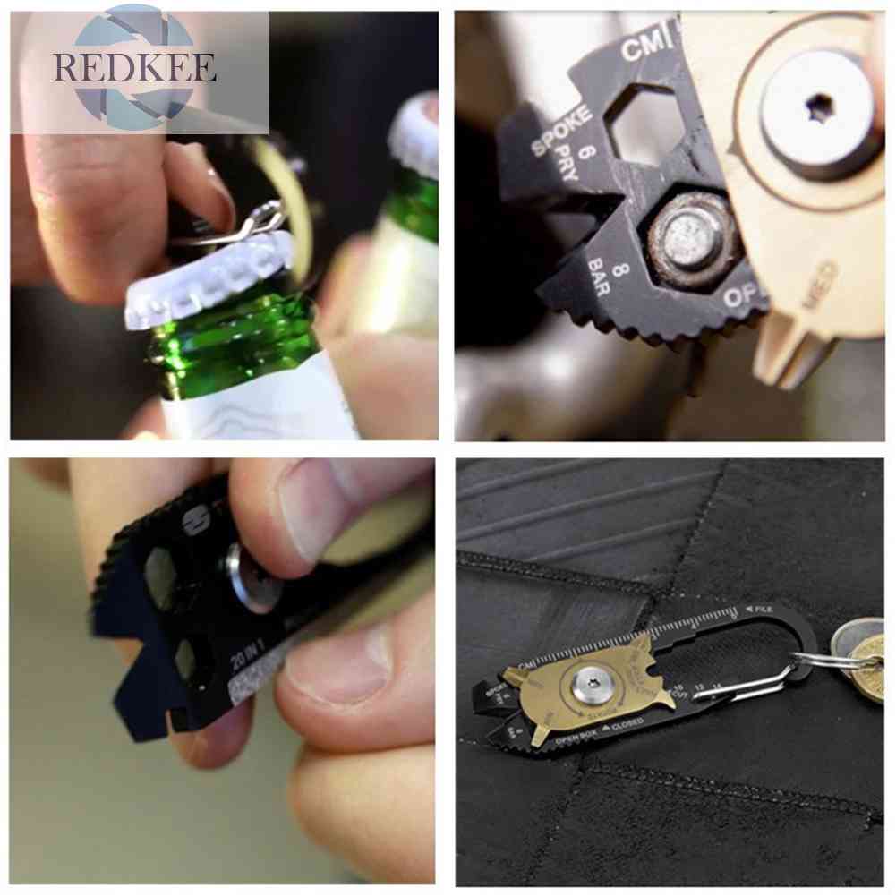 Dụng Cụ Tua Vít Thép Bỏ Túi EDC 20 Trong 1