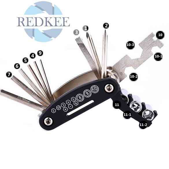 Bộ Dụng Cụ Sửa Chữa Xe Đạp 15 Trong 1 Tiện Lợi