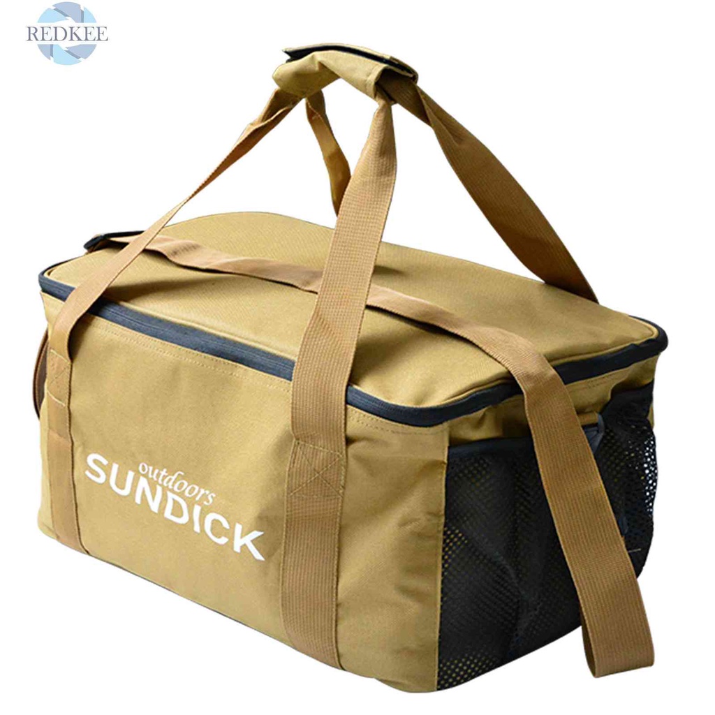 Sundick Túi Lưới Đi Dã Ngoại Ngoài Trời Tích Hợp Khóa Cài Thiết Kế Tiện Lợi