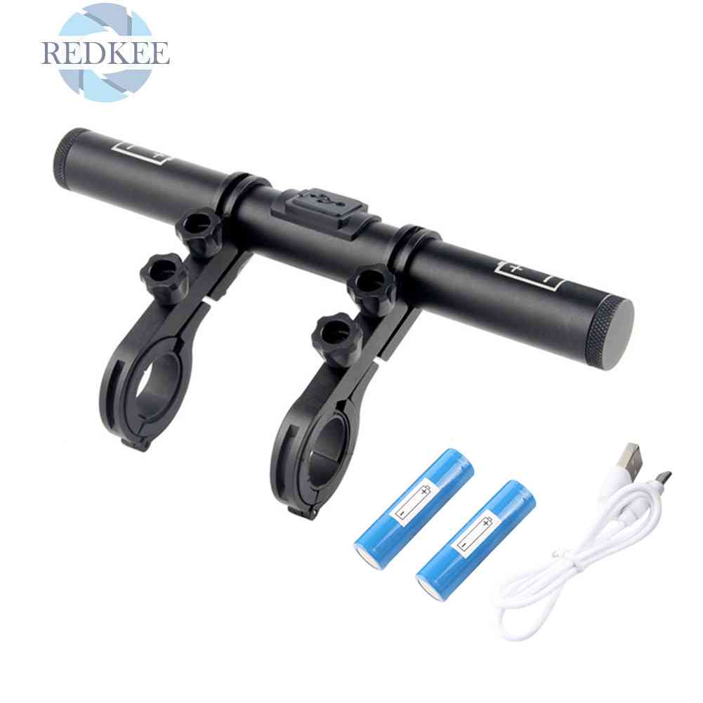 Kẹp Nối Dài Đèn Xe Đạp 2 Đầu Sạc USB Chuyên Dụng