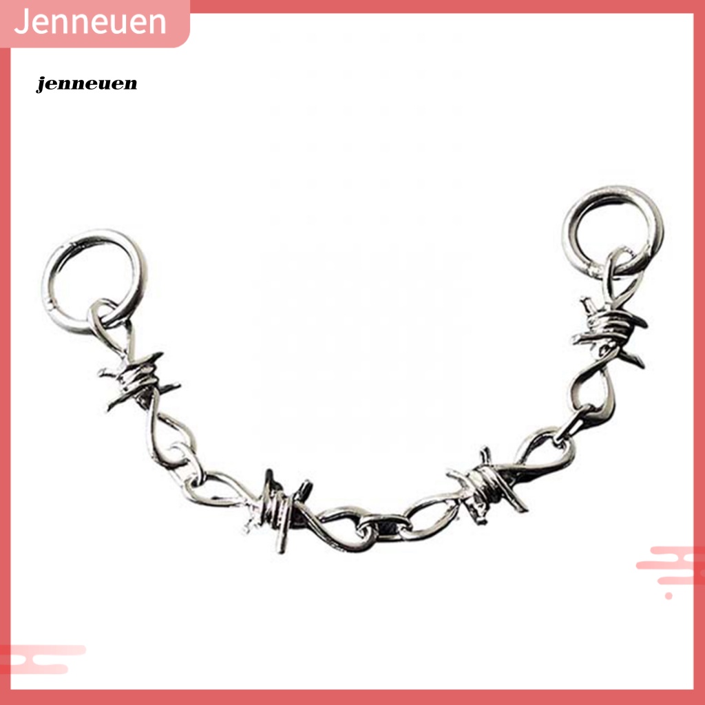 Jen Dây Xích Kim Loại Trang Trí Giày Bề Mặt Đánh Bóng Nhiều Kiểu Dáng Đơn Giản Chống Rỉ Sét Lắp Đặt Giày Có Khóa Tôm Hùm