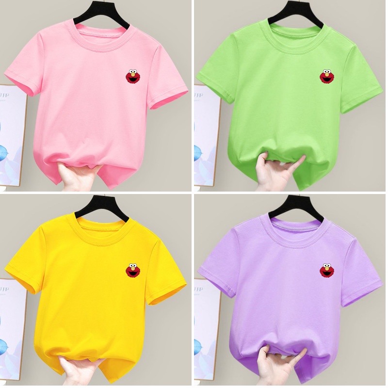 Áo Thun Unisex Tay Ngắn Phong Cách Nhật Bản Cho Bé Trai