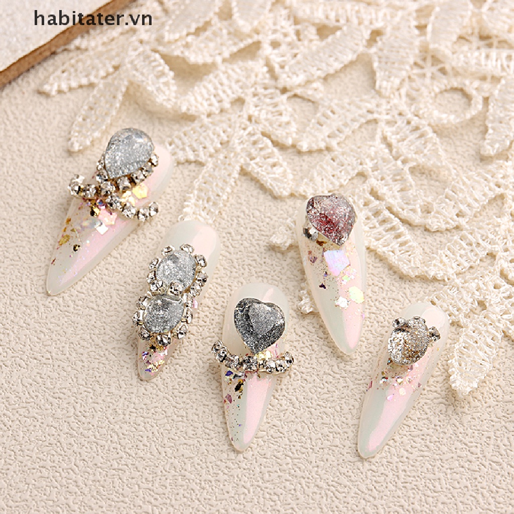 Tater Hộp 12 / 6 Kích Cỡ Đá Kim Cương Pha Lê Nhiều Màu Sắc