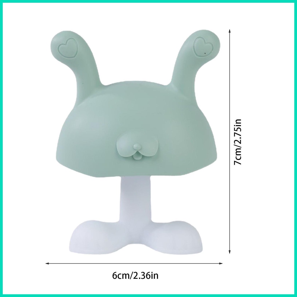 Đồ Chơi Ngậm Mọc Răng Hình Nấm Bằng Silicone Cho Bé