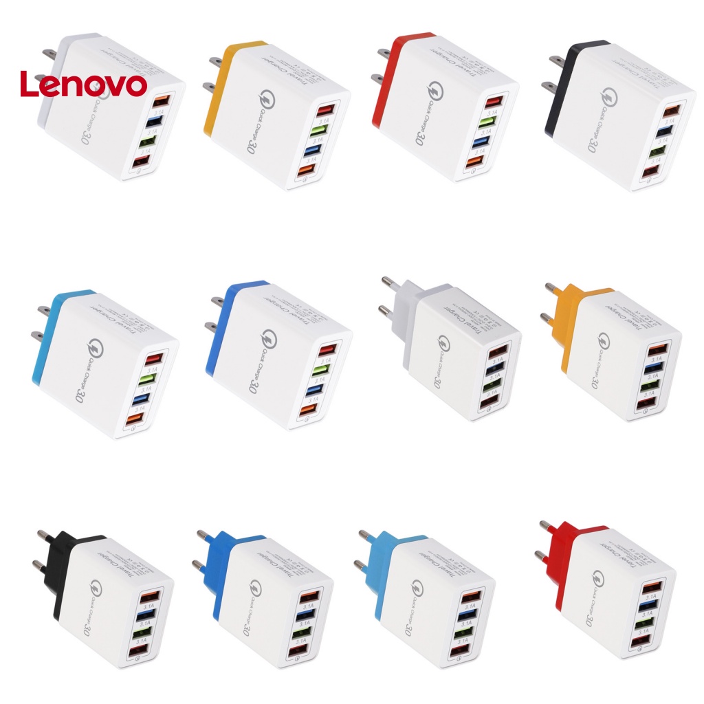 Củ Sạc Nhanh QC 3.0 4 Cổng USB Hình Hoa Hướng Dương