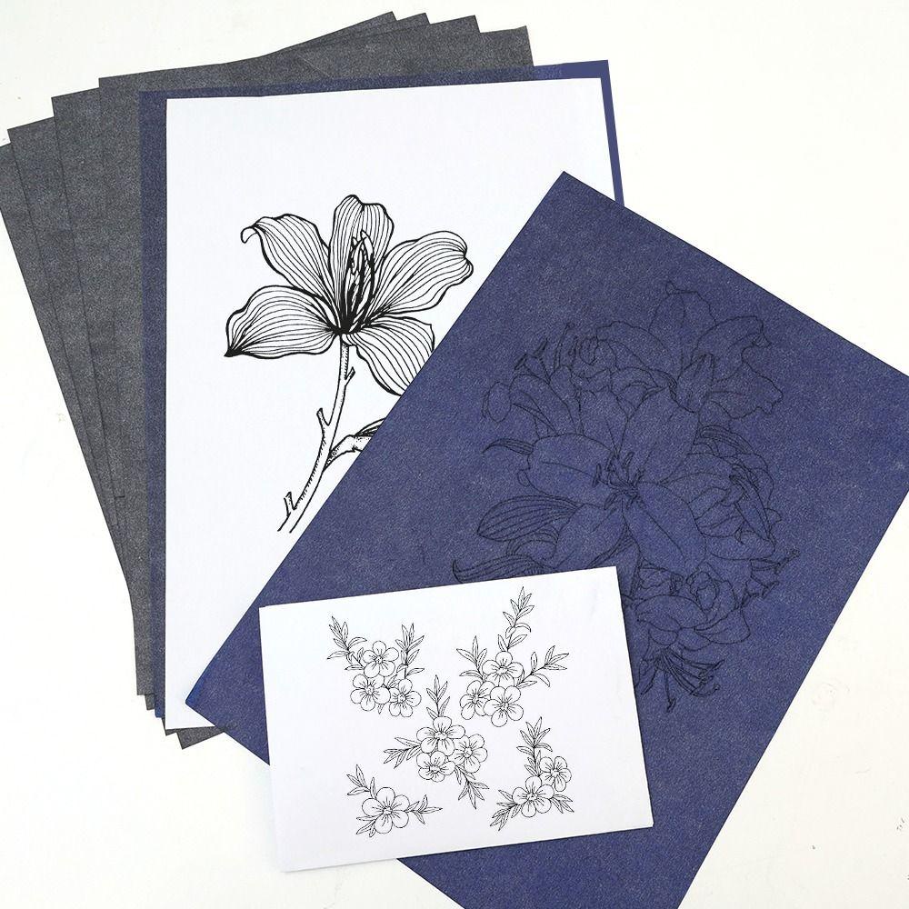 CHOOKEY Giấy Sao Chép Carbon Một Bên Nhiều Màu Sắc Có Thể Tái Sử Dụng Phụ Kiện Cho Vây Gỗ