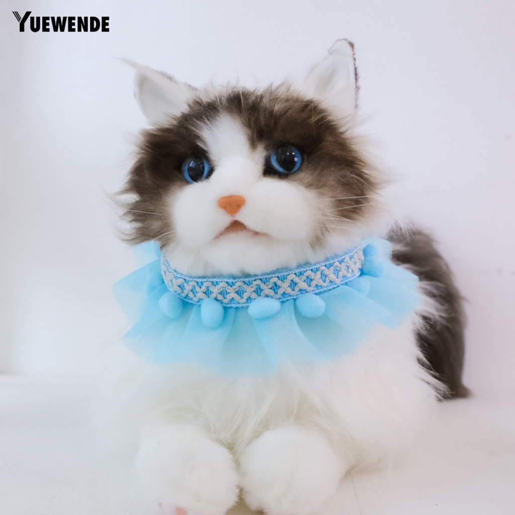 Vòng Cổ Chó Bằng Vải Tuyn Dễ Thương