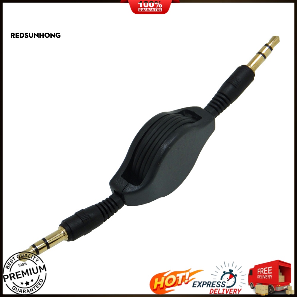 Dây Cáp Âm Thanh AUX 3.5mm Chuyên Dụng Cho Loa Điện Thoại / Xe Hơi