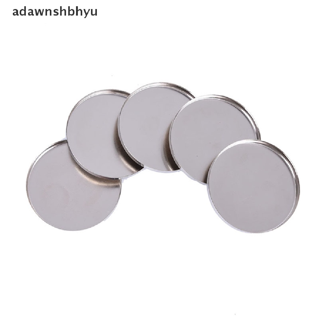 Set 5 / 15 Khay Thiếc Tròn Rỗng Từ Tính 36.5MM Đựng Phấn Mắt