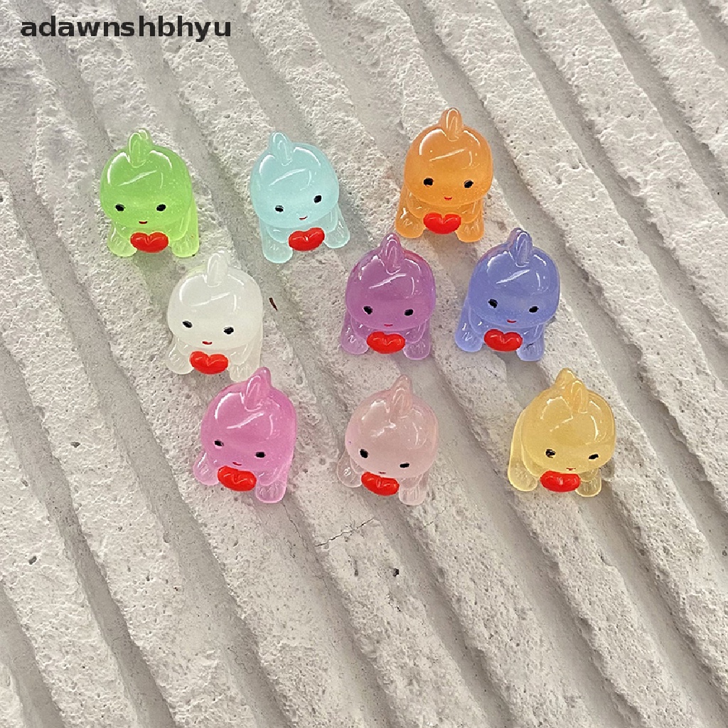 Set 10 Đồ trang trí Động Vật Hoạt Hình Mini Phát Sáng Trong Bóng Tối Trang Trí Tiểu Cảnh