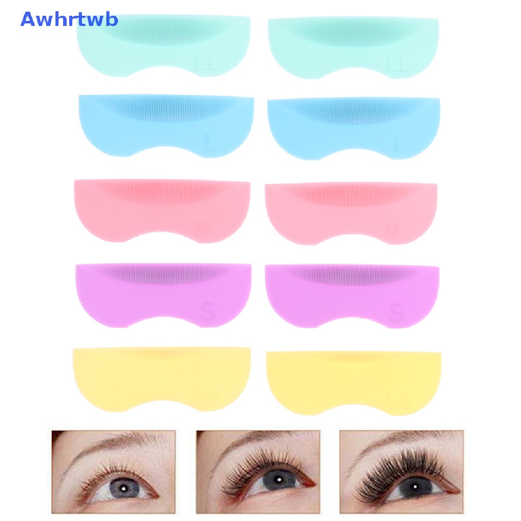 Set 8 Cặp Đệm Silicone Hỗ Trợ Uốn Mi Tiện Lợi Mới