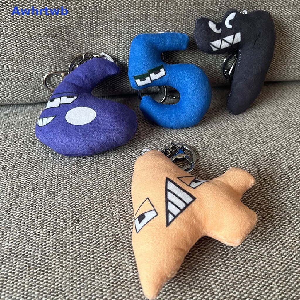 Awhrtwb Búp Bê Nhồi Bông Hình Chữ Số Huyền Thoại Thời Trang Có Móc Khóa Xe Hơi / Túi Xách Mới