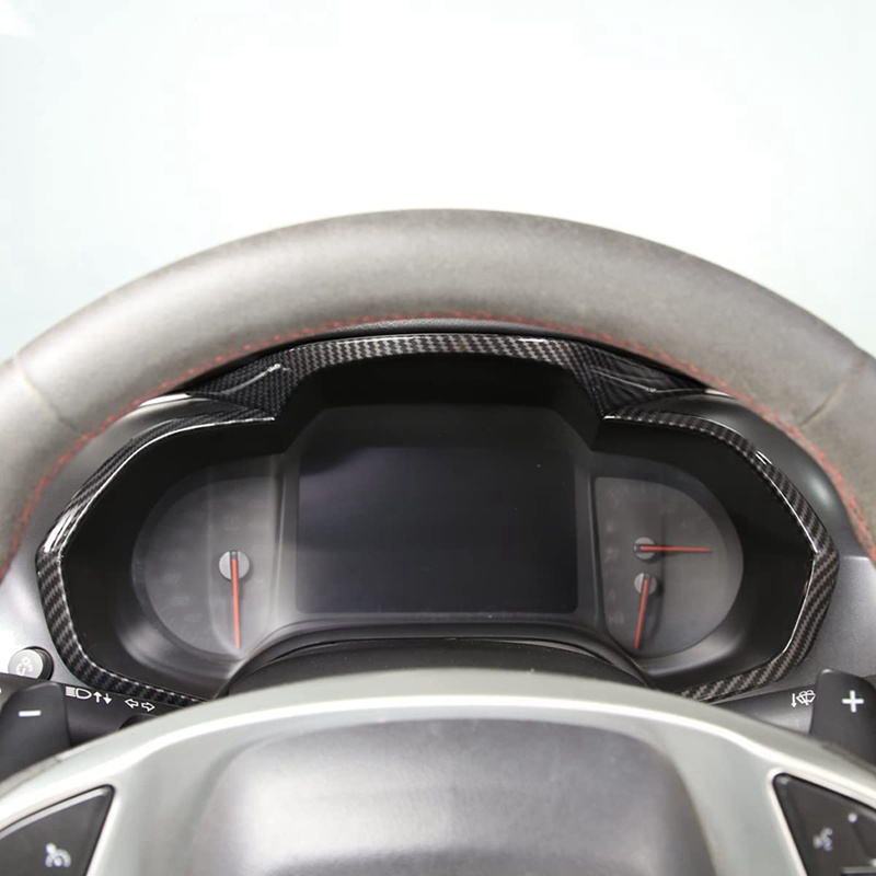 Miếng Dán Bảng Điều Khiển Bằng ABS In Họa Tiết Sợi Carbon Cho Chevrolet Corvette C7 2014 2015 2016 2017 2018 2019