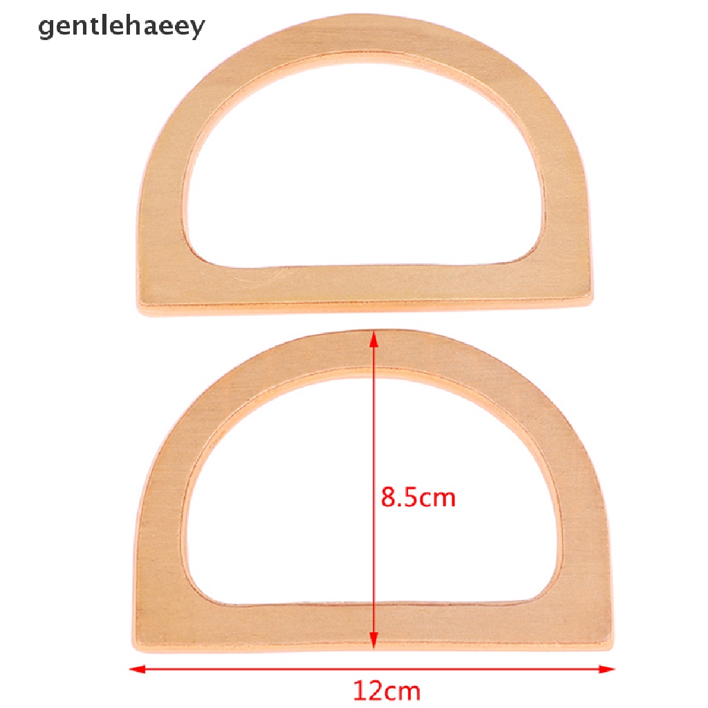 Gent Phụ Kiện Tay Cầm Hình Bán Nguyệt Thủ Công Cho Túi Xách EN
