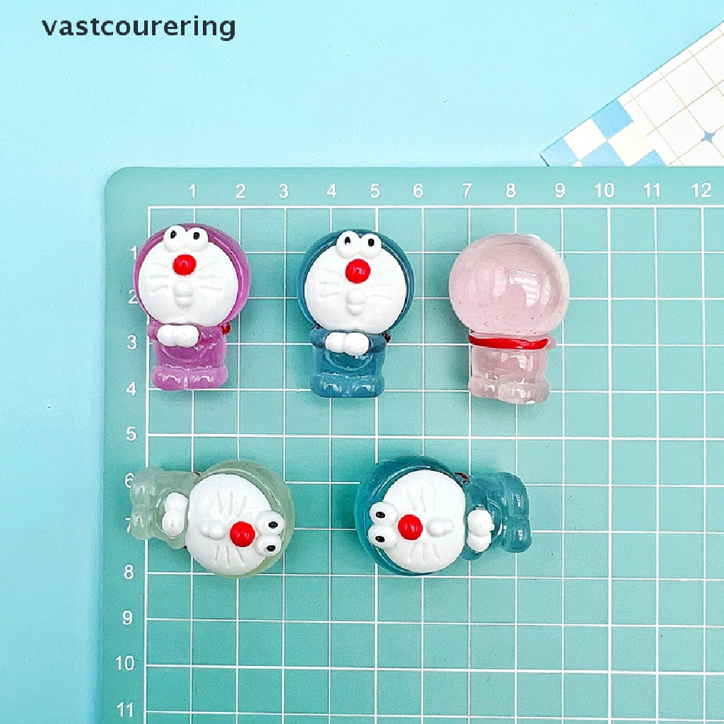 1 Đồ trang trí Nhân Vật Hoạt Hình Mini Bằng Nhựa Resin Phát Sáng DIY