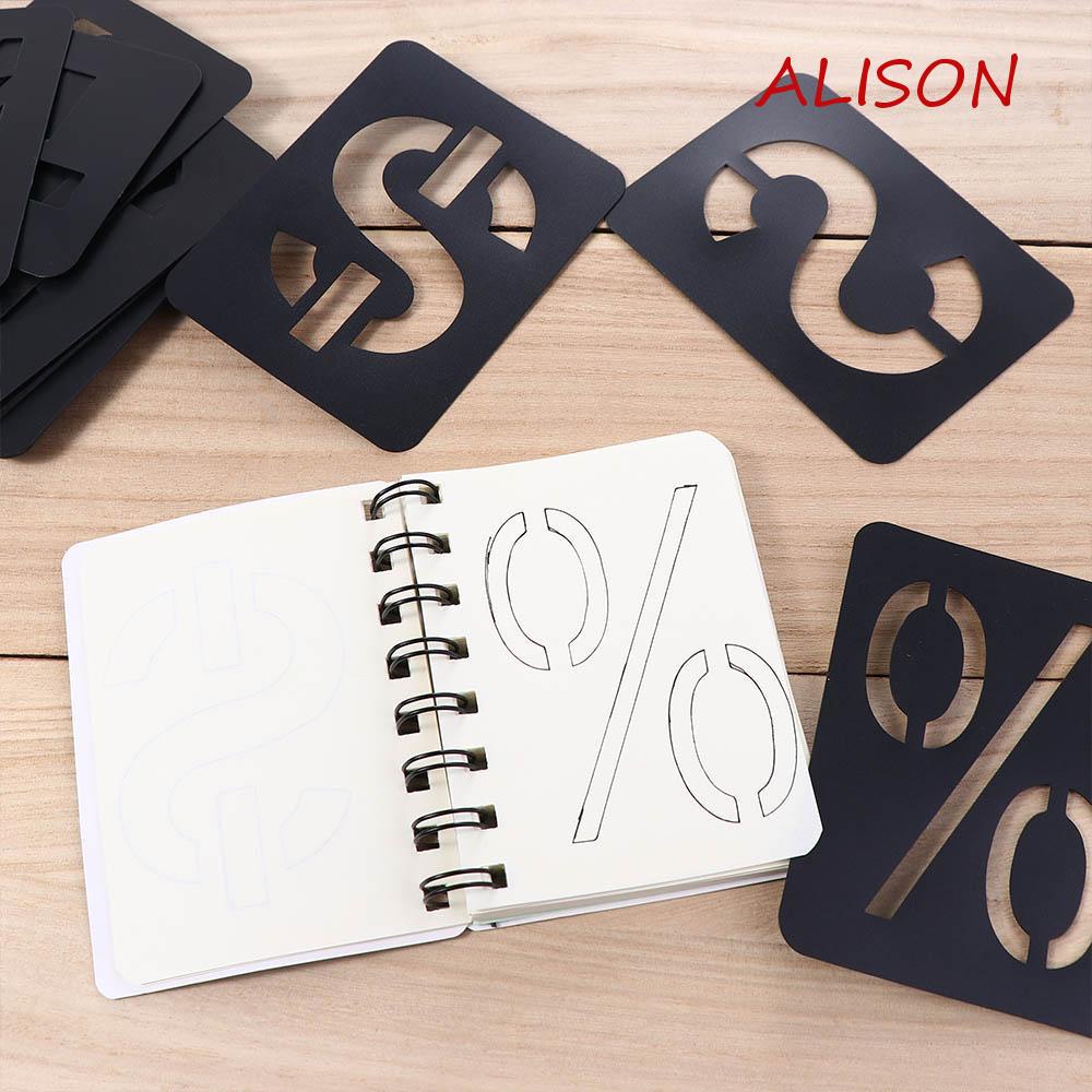 Bộ 42 Khuôn Vẽ Tranh Chữ Cái Rỗng Có Thể Tái Sử Dụng