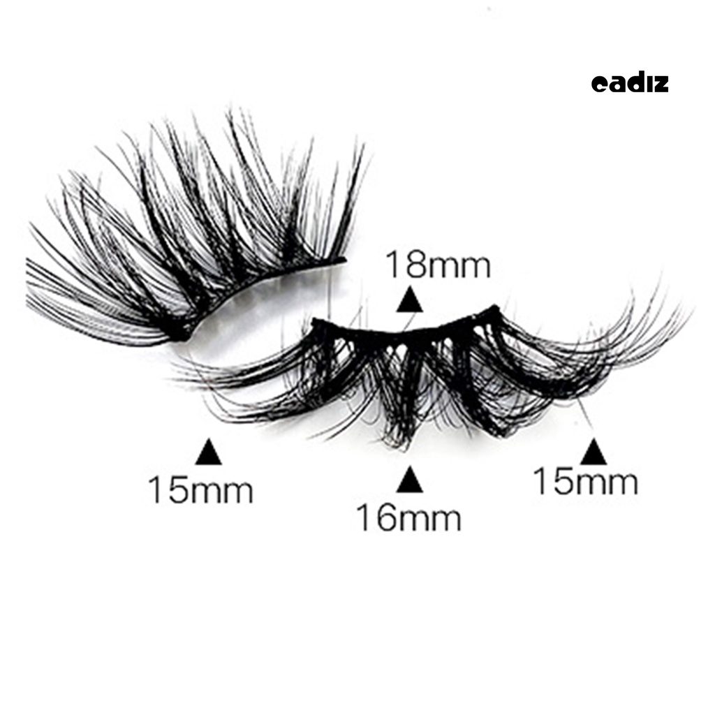 Set 10 Cặp Lông Mi Giả Cong Mềm 3D Tự Nhiên Linh Hoạt Cho Nữ