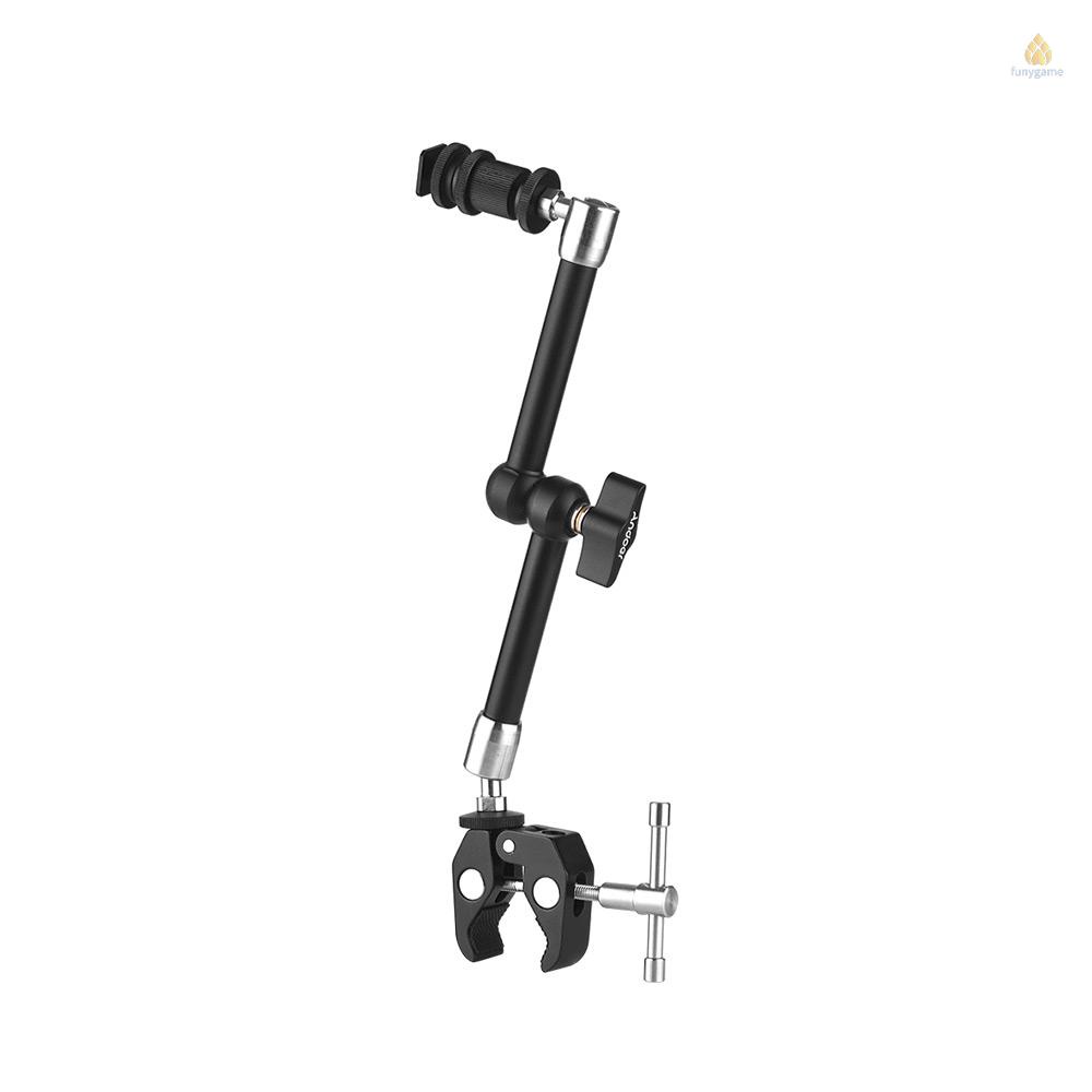 Cánh Tay Ma Sát Andoer 11 "Bằng Thép Không Gỉ Cách Điện Với Kẹp Có Thể Điều Chỉnh Cho Máy Ảnh DSLR / Màn Hình / Đèn LED / Micro