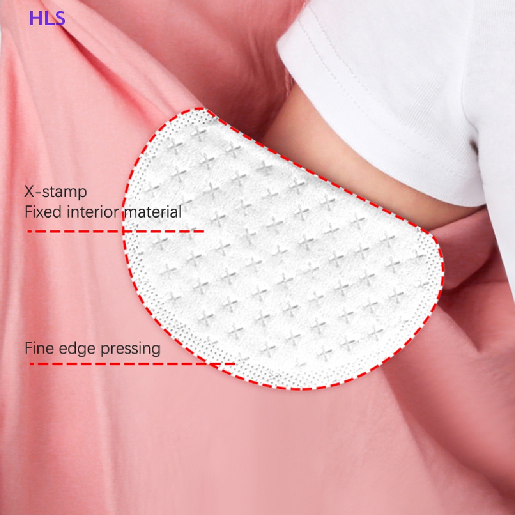 Bộ 10 Miếng Dán Thấm Hút Mồ Hôi Vùng Da Dưới Cánh Tay Mềm Mại Thoáng Khí