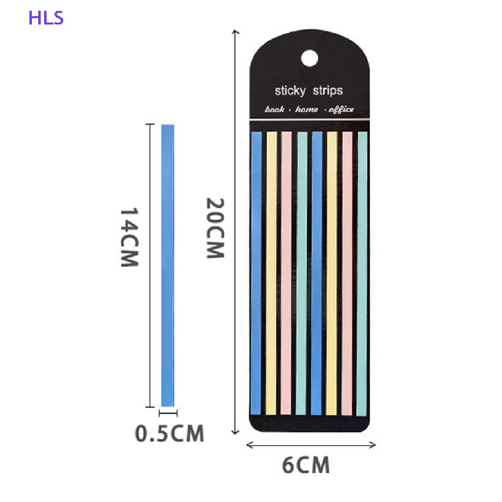 Set 160 Miếng Dán Ghi Chú Màu Dạ Quang Trong Suốt
