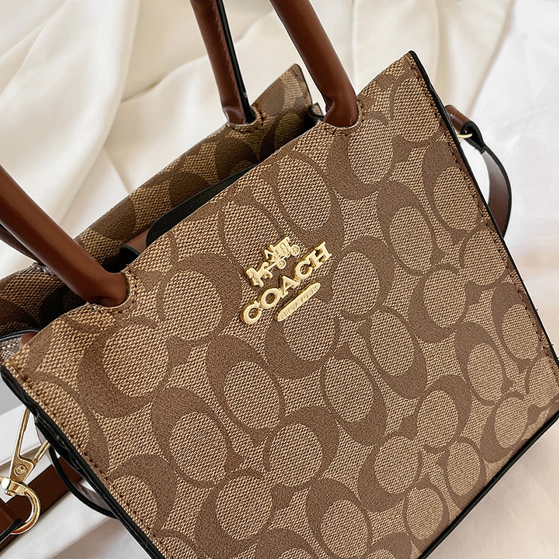 COACH7375 Men's and Women's Sling Bag Classic style Retro Luxury Girlfriend Gift Shoulder Sling Bag Bag