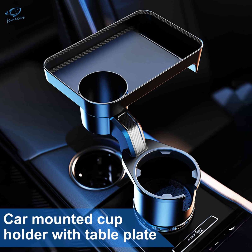 Giá Đỡ Cốc Nước Trên Xe Hơi Có Khay Tháo Rời Được Tiện Lợi