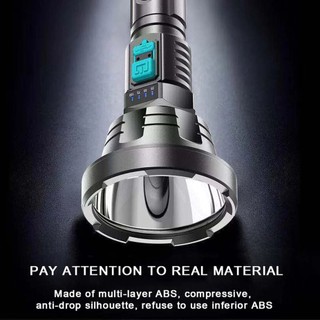 Super Powerful LED Flashlight LED-OSL Torch USB Three Modes Flashlight