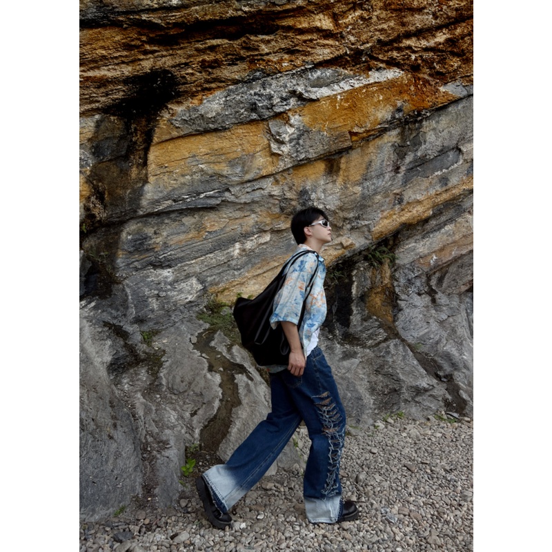 Áo Sơ Mi Tay Lửng Nhuộm Màu Họa Tiết Hoa Thời Trang Mùa Hè Cho Nam