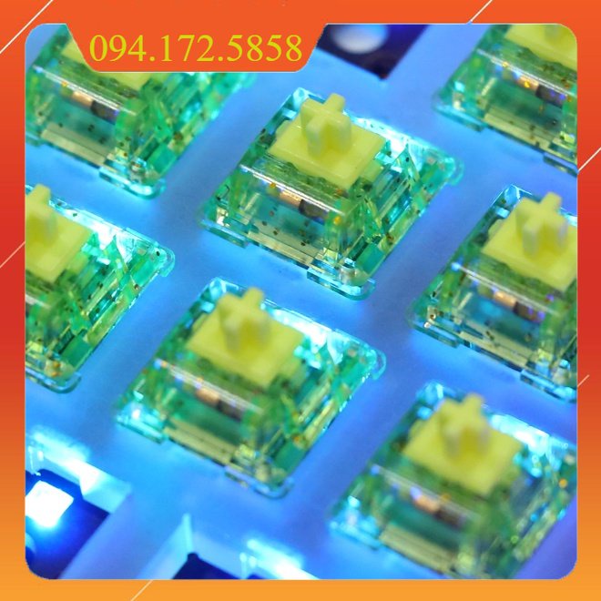 Giá siêu rẻ Công tắc phím cơ - Switch Ajazz Diced Fruit - Kiwi (Tactile 60g) , Peach (Linear 50g), Banana (Tactile 50g)